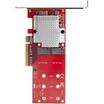 PEX8M2E2, 2 port M.2 SSD Adapter Card