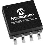 32Mbit Serial Flash Memory 8-Pin SOIC, SST26VF032BEUI-104I/SM