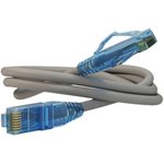 Hyperline PC-LPM-UTP-RJ45- RJ45-C6-0.5M-LSZH-GY Патч-корд U/UTP ...