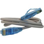 Hyperline PC-LPM-UTP-RJ45- RJ45-C6-1.5M-LSZH-GY Патч-корд U/UTP ...