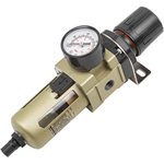 Фильтр-регулятор с индикатором давления для пневмосистем (1/4", 10 Мкм ...