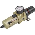 Фильтр-регулятор с индикатором давления для пневмосистем (1/2", 10 Мкм ...