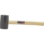 Резиновая киянка с деревянной ручкой 454 г, O55 мм F-1803160(48177)