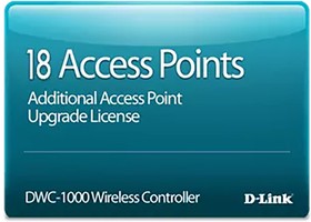 Фото 1/2 Лицензия D-Link DWC-1000-AP18-LIC Управление 18 дополнительными точками доступа