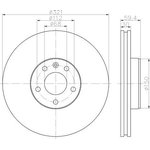 92132305, Диск тормозной AUDI A6 04-, A8 03-10,