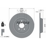 Диск тормозной задний TEXTAR 92162900