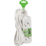 Удлинитель электрический ЭРА UDL-10-3100 Greenline 3 розетки без заземления 10м ...