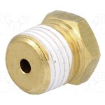 KQ2H04-02AS, KQ2 Series Straight Threaded Adaptor, R 1/4 Male to Push In 4 mm ...