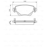 0986494046, Колодки тормозные дисковые FORD: MONDEO III 00-07\ JAGUAR ...