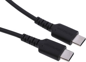 Фото 1/7 RUSB2CC1MB, USB 2.0 Cable, Male USB C to Male USB C Rugged USB Cable, 1m