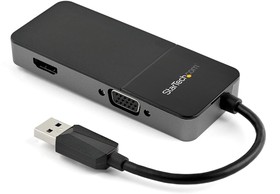 Фото 1/5 USB32HDVGA, USB A to HDMI, VGA Adapter, USB 3.0, 2 Supported Display(s) - 4K @ 30Hz