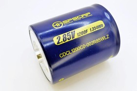 Фото 1/2 CDCL1200C0-002R85WLZ, Конденсатор: полимерный 1200Ф, 2.85В, SPSCAP