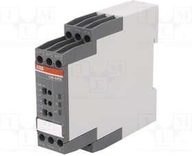 1SVR730841R0500, Модуль, реле контроля тока, ток AC/DC, DIN, DPDT, 0-30с