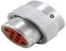 HD36-18-8SN, 8 Position Circular Connector Plug Housing Free Hanging (In-Line) Coupling Nut