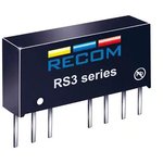 RS3-1212S, Isolated DC/DC Converters - Through Hole 3W DC/DC 1kV REG 2:1 9-18Vin ...