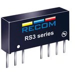 RS3-1205D, Isolated DC/DC Converters - Through Hole 3W DC/DC 1kV REG 2:1 9-18Vin ...