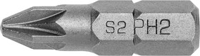 HT1S317, HT1S317_Биты PZ2, 25 мм, сталь S2, 10 шт.