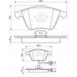 0986494104, Колодки тормозные VW Bora,Caddy,Golf AUDI A2,A3 SKODA Fabia,Octavia ...