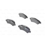 0986494110, Колодки тормозные дисковые задн CITROEN: JUMPER c бортовой ...