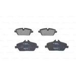 0986494120, К-кт колодок дисковых BMW 1 04-, MINI MINI 06-, MINI CLUBMAN 07-,