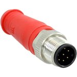 1200768035, Circular Connector, 8 Contacts, M12 Connector, Plug, Male, IP67 ...