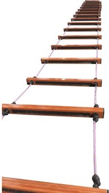 Подвесная диэлектрическая монтажная лестница ЛСПД-М гибкая, 5 м Д471611