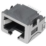 634108150321, Модульный разъем, Tab Up, RJ45 Jack, 1 x 1 (Порт), 8P8C ...