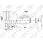 QR-001, Шрус наружный CHERY FORA sedan 06-