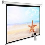 Настенно-потолочный рулонный экран MotoExpert 16:10, 138x220 см, белый ...