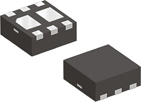 Фото 1/2 Dual N-Channel MOSFET, 5 A, 20 V, 6-Pin MicroFET 2 x 2 FDMA1024NZ