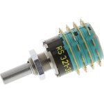 500401-000-000-000, GX non short, 6 Position 4P6T Rotary Switch, 250 mA @ 60 V ...