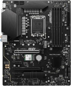 Материнская плата MSI PRO Z790-S WIFI, LGA 1700, Intel Z790, ATX, Ret | купить в розницу и оптом