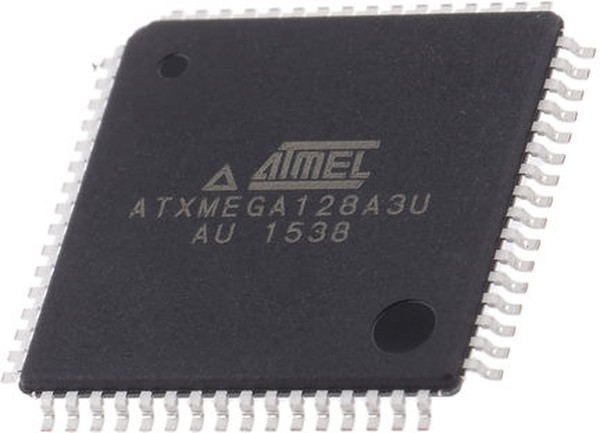 Xmega Avr Microcontroller ATXMEGA128A3U-AU, 8bit AVR, AVR XMEGA Microcontroller, 32MHz, 128 + 8 ...