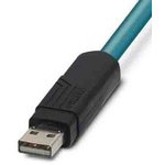 1655784, Cable, Female USB A to Unterminated Cable, 2m