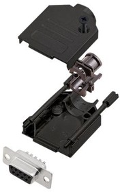 6355-0101-31, DE-9 Socket D-Sub Connector Kit, Zinc