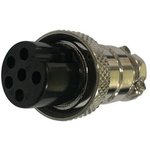 RND 205-01357, DIN Socket Connector, 4A, 125V, 6 Poles, Socket