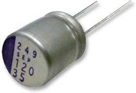 2SEPC2700M, Конденсатор: полимерный; 2700мкФ; 2ВDC; SEPC; THT; ±20%; -55-105°C