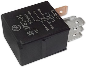 38.3787-01, Реле электромагнитное ВАЗ-1118 12V 5 контактов 20/10А переключающее с резистором ЭНЕРГОМАШ