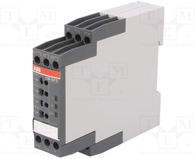 1SVR730760R0500, Модуль, реле контроля тока, ток AC/DC, DIN, DPDT, 0-30с