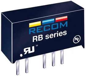 RB-2415D/H, Isolated DC/DC Converters - Through Hole 1W DC/DC 2kV UNREG 24Vin +/-15Vout