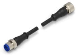 Фото 1/2 1-2273114-1, Sensor Cables / Actuator Cables M12 strgt plug to M12 strgt socket AA