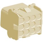 1-1863006-2, Pin & Socket Connectors UMNL 12 WAY CAP HOUSING