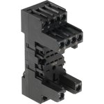 PT78740 4-1415033-1, 14 Pin 240V ac DIN Rail Relay Socket, for use with PT5 Series