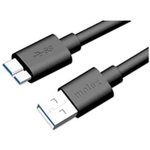 687890042, USB 3.0 Cable, Male USB A to Male Micro USB B Cable, 1.5m