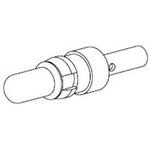 172704 Series, Male Crimp D-sub Connector Contact, Gold over Nickel, 16 → 200 AWG