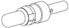 FMP002P103 / 1727040142, 172704 Series, Male Crimp D-sub Connector Contact, Gold over Nickel, 16 → 200 AWG