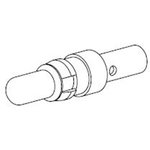 172704 Series, Male Crimp D-sub Connector Contact, Gold over Nickel, 14 → 12 AWG