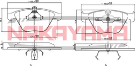 HP8403NY, Колодкитормозные дисковыекомплект