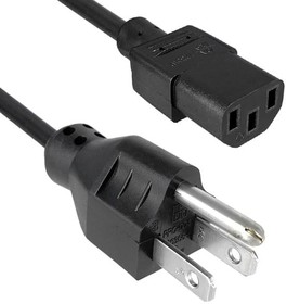 Фото 1/3 212099-01, AC Power Cords NA 3 COND 6'0" SVT 18AWG