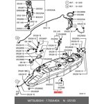 1700A404, Бак топливный MITSUBISHI PAJERO 06- 3,0 3,8